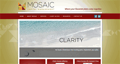 Desktop Screenshot of mosaiccapitalmanagement.com